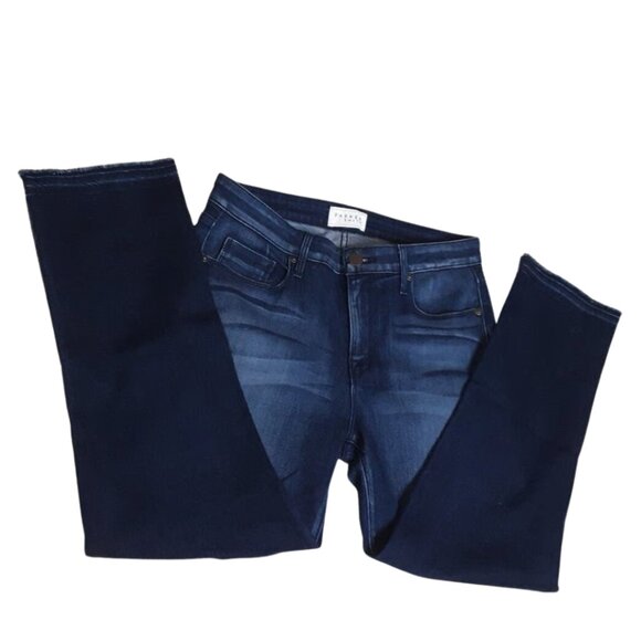 Parker Smith Straight Leg Stretch Cropped Jeans size 10/30 - Picture 3 of 3